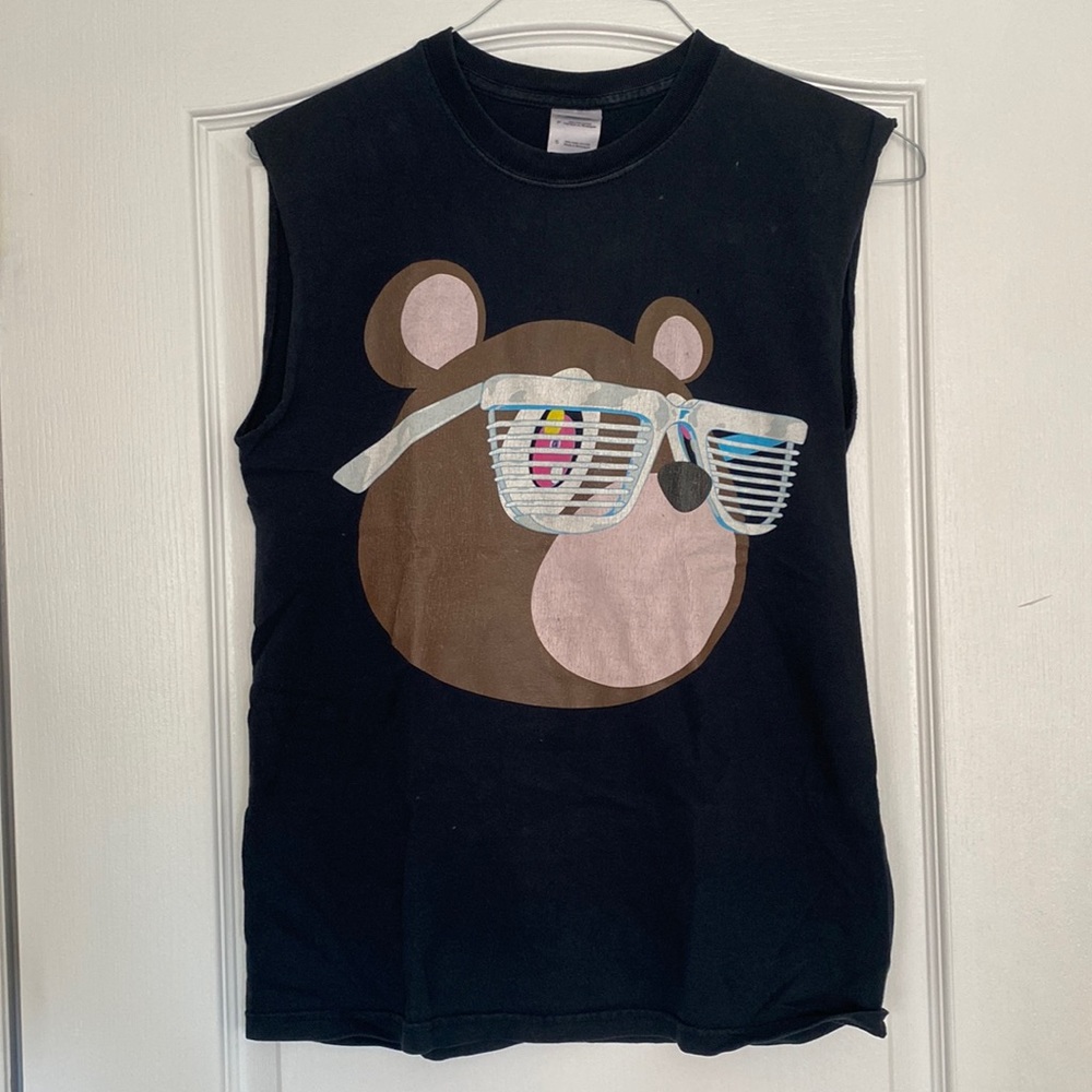 Kanye West Vintage Glow In The Dark 2007 concert tee, size small